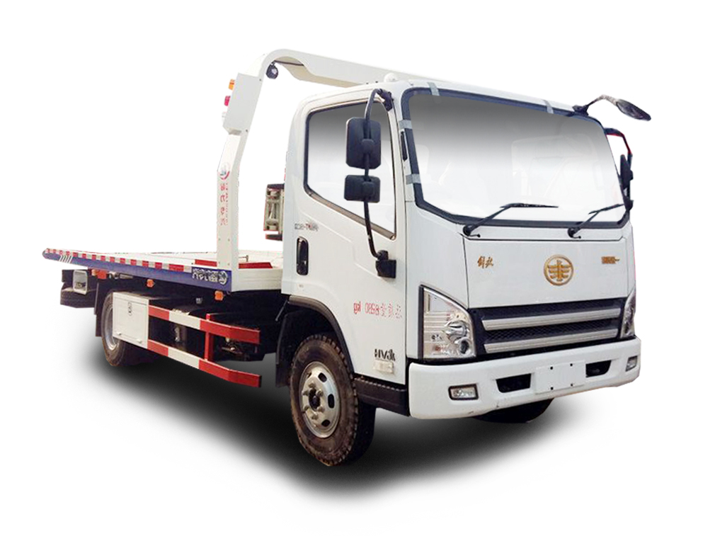 解放一拖二清障車